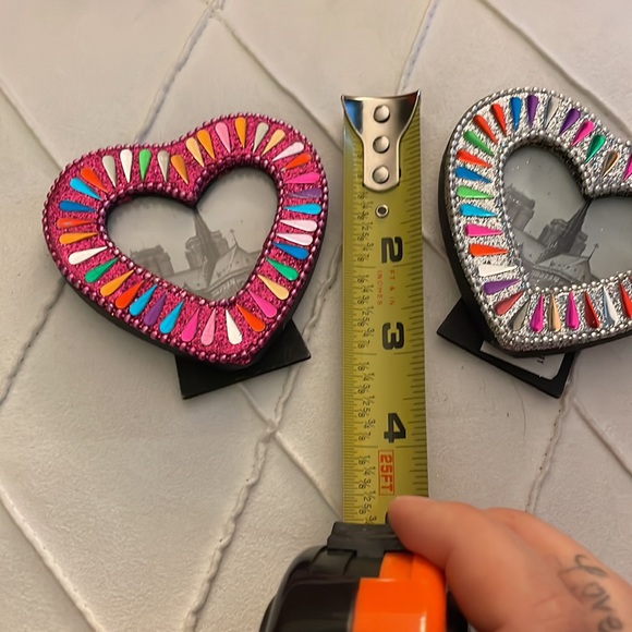 2 tiny glittery frames - Picture 2 of 3